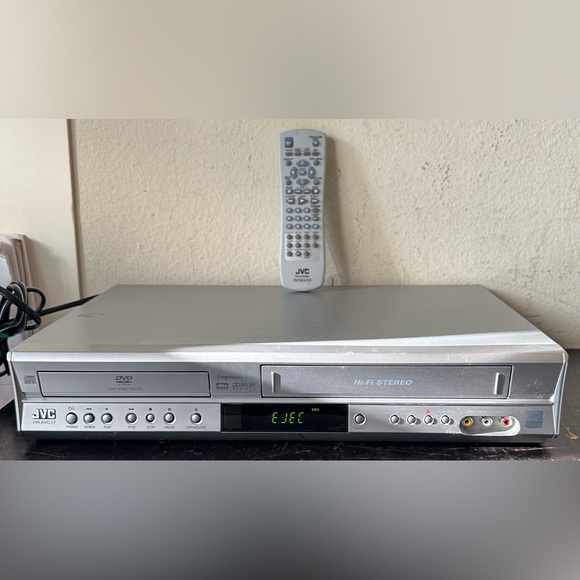 JVC HR-XVC17SU DVD JVS CD Combo Hi-Fi Stereo Player Video Cassette Recorder - Picture 13 of 14